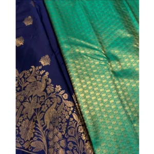 54457662699_4bb28703fb_o_d-1000x1000-1.webp Generic Women's Silk Printed Saree With Unstitched Blouse 5.5Mtr (Royal Blue)