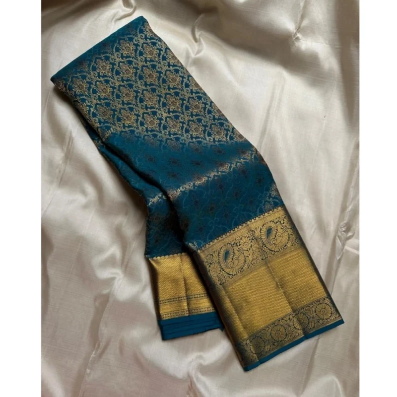 54457662749_8141123e3f_o_d-1000x1000-1.webp Generic Women's Silk Printed Saree With Unstitched Blouse 5.5Mtr (Rama)