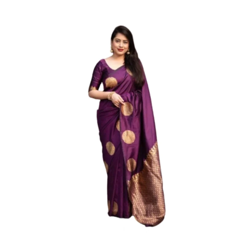 54457708338_8a8ac94127_o_d-1000x1000-1.webp Generic Women's Silk Printed Saree With Unstitched Blouse 5.5Mtr (Wine)