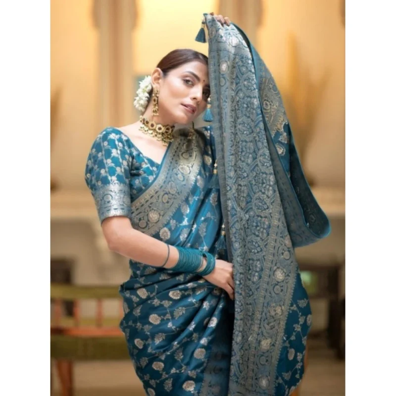 54457708538_0369f3613f_o_d-1000x1000-1.webp Generic Women's Silk Printed Saree With Unstitched Blouse 5.5Mtr (Rama)