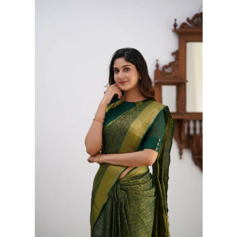 54457713478_1cace14f7b_o_d-1000x1000-1.webp Generic Women's Silk Printed Saree With Unstitched Blouse 5.5Mtr (Green)