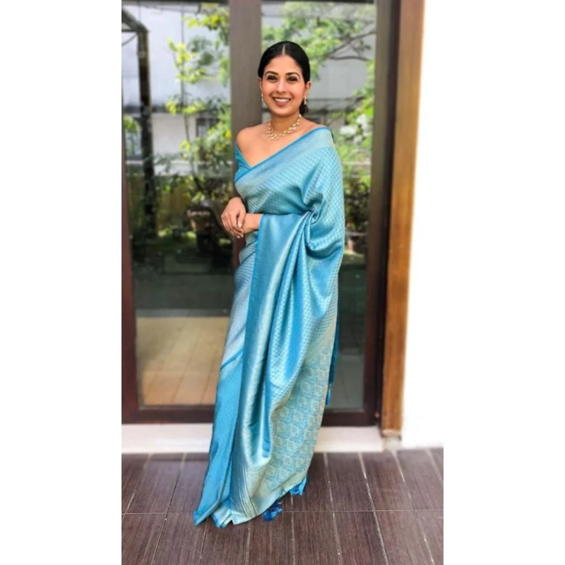 54457713548_9375445f37_o_d-1000x1000-1.webp Generic Women's Silk Printed Saree With Unstitched Blouse 5.5Mtr (Sky Blue)