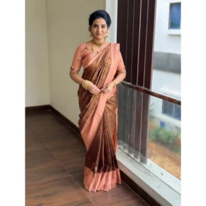 54457728283_d6f8301485_o_d-1000x1000-1.webp Generic Women's Silk Printed Saree With Unstitched Blouse 5.5Mtr (Brown)