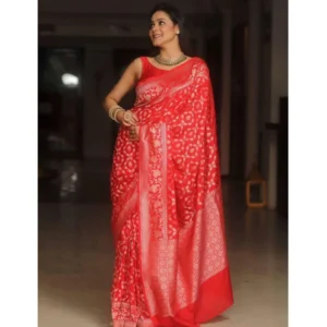 54457816335_34711d6783_o_d-1000x1000-1.webp Generic Women's Silk Printed Saree With Unstitched Blouse 5.5Mtr (Orange)