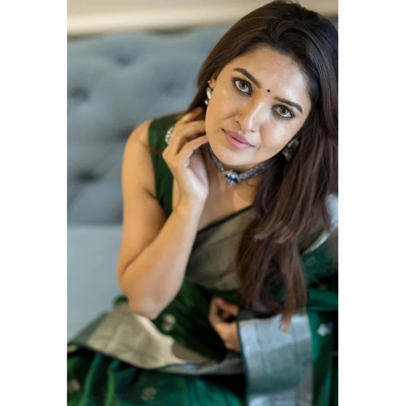 54457817885_d092c20035_o_d-1000x1000-1.webp Generic Women's Cotton Printed Saree With Unstitched Blouse 5.5Mtr (Green)