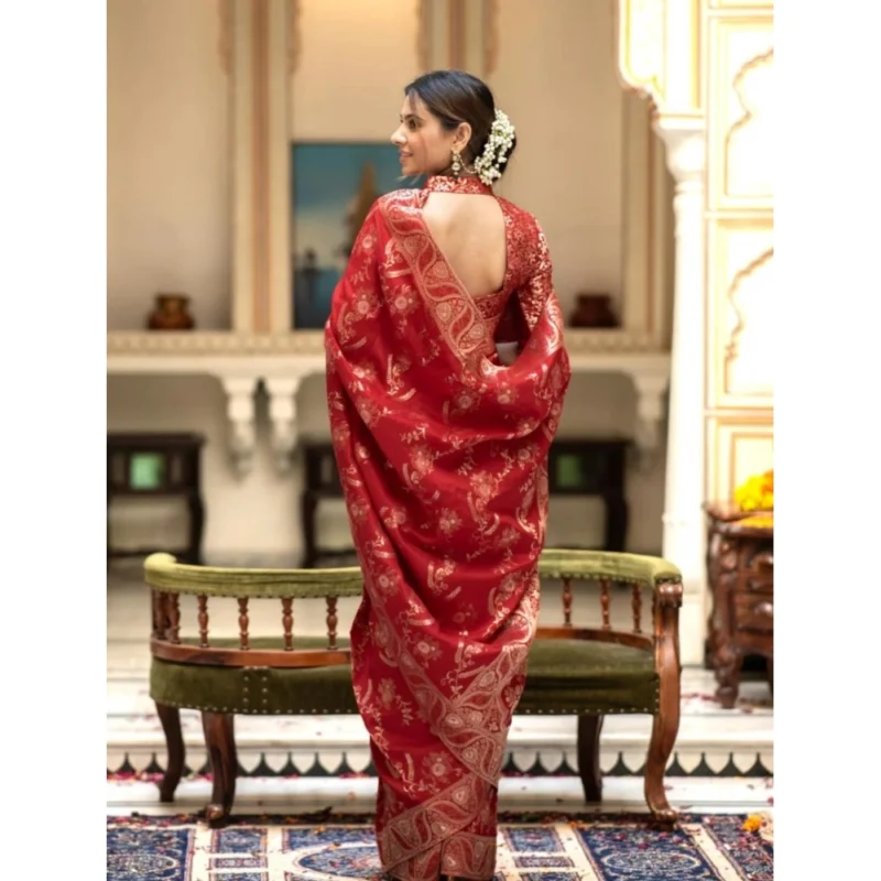 54457884293_03d1683f94_o_d-1000x1000-1.webp Generic Women's Silk Printed Saree With Unstitched Blouse 5.5Mtr (Red)