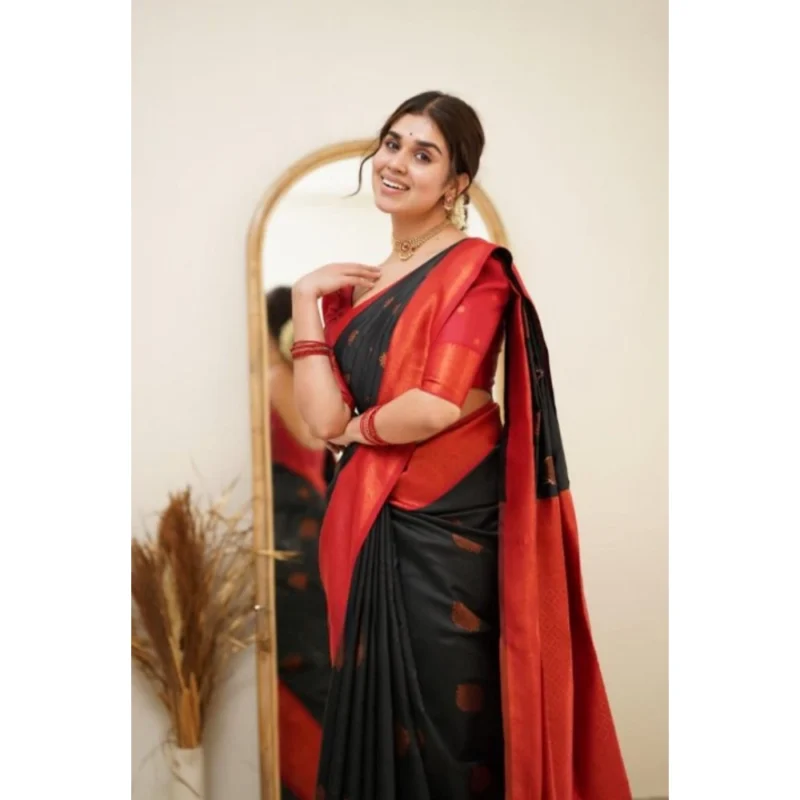 54457986470_a01ea2e979_o_d-1000x1000-1.webp Generic Women's Silk Printed Saree With Unstitched Blouse 5.5Mtr (Black)