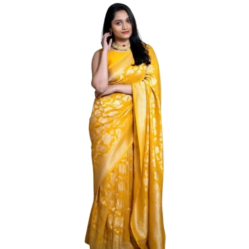 54464939232_67c28a6556_o_d-1000x1000-1.webp Generic Women's Silk Printed Saree With Unstitched Blouse 5.5Mtr (Yellow)