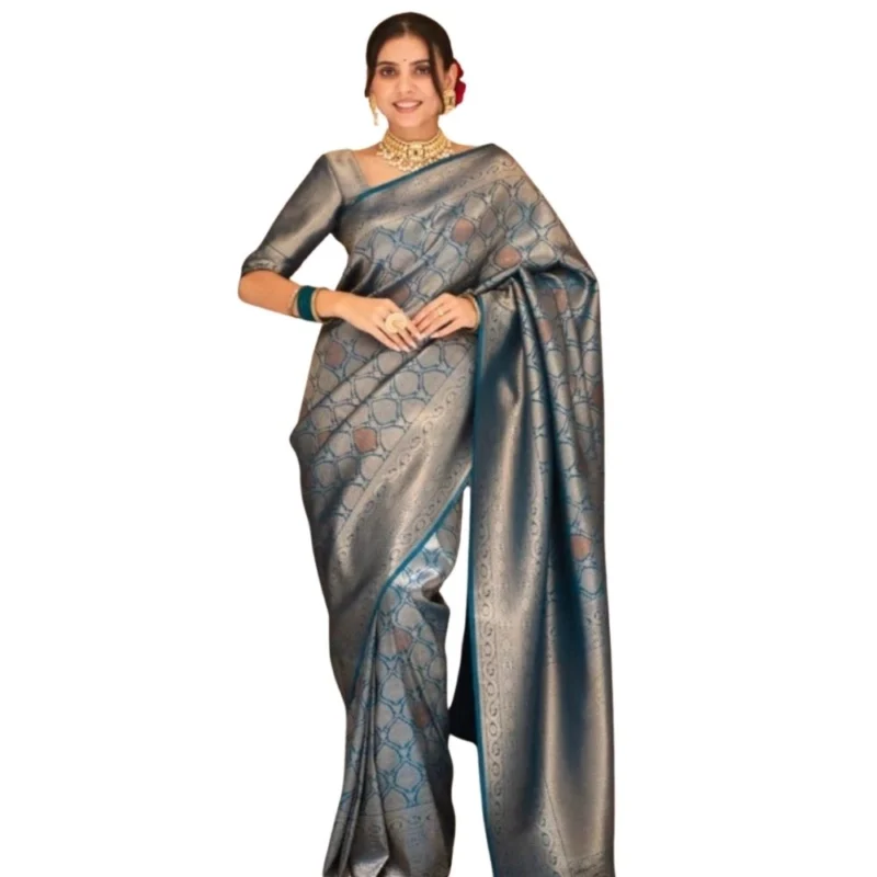 54464939852_2370d3c331_o_d-1000x1000-1.webp Generic Women's Silk Printed Saree With Unstitched Blouse 5.5Mtr (Rama)