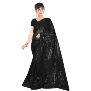 54465340636_2f9b53e8c3_o_d-1000x1000-1.webp Generic Women's Georgette Embellished Sequnece Bollywood Saree With Unstitched Blouse 5.5Mtr (Black)