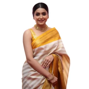 54465777991_0811554e1b_o_d-1000x1000-1.webp Generic Women's Silk Printed Saree With Unstitched Blouse 5.5Mtr (Off White-Yellow)