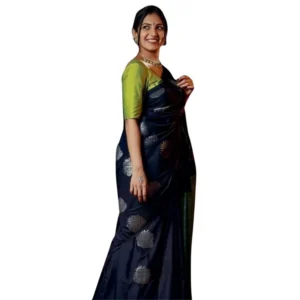 54465779266_6c98c39e7b_o_d-1000x1000-1.webp Generic Women's Silk Printed Saree With Unstitched Blouse 5.5Mtr (Navy Blue)