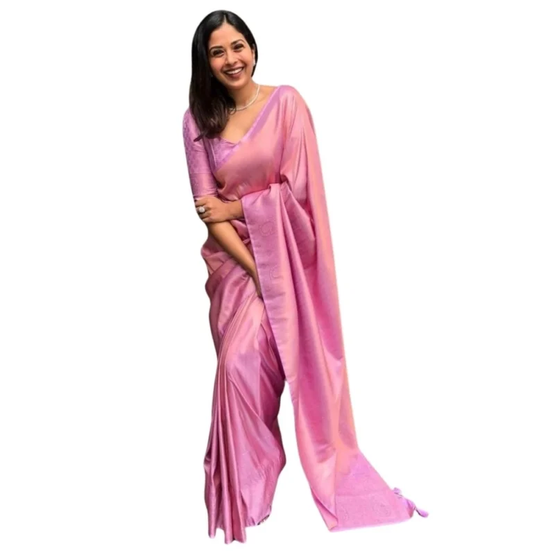 54465972724_cd73690646_o_d-1000x1000-1.webp Generic Women's Silk Printed Saree With Unstitched Blouse 5.5Mtr (Pink)