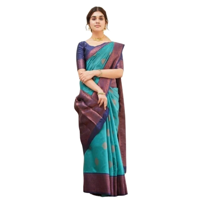 54465972744_a106d96577_o_d-1000x1000-1.webp Generic Women's Silk Printed Saree With Unstitched Blouse 5.5Mtr (Rama)