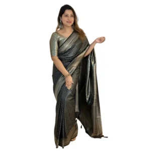 54465973589_3e448a003b_o_d-1000x1000-1.webp Generic Women's Silk Printed Saree With Unstitched Blouse 5.5Mtr (Black)