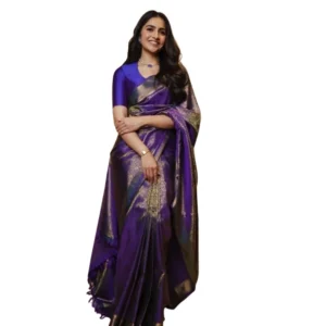 54465973724_c9ac80bf2e_o_d-1000x1000-1.webp Generic Women's Silk Printed Saree With Unstitched Blouse 5.5Mtr (Purple)