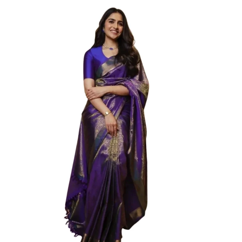 54465973724_c9ac80bf2e_o_d-1000x1000-1.webp Generic Women's Silk Printed Saree With Unstitched Blouse 5.5Mtr (Purple)
