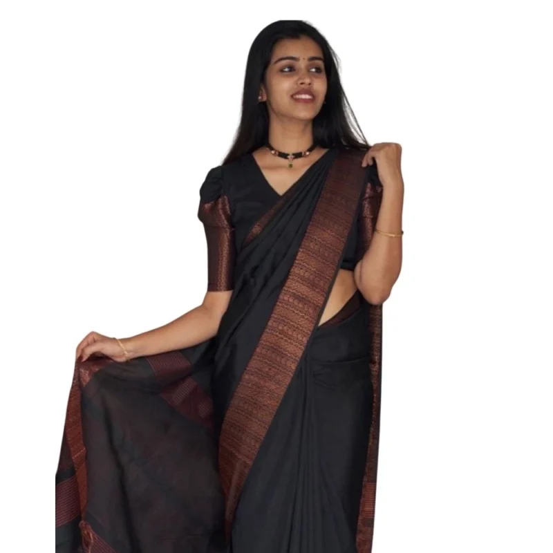 54466034873_6fbd8b9360_o_d-1000x1000-1.webp Generic Women's Silk Printed Saree With Unstitched Blouse 5.5Mtr (Black)