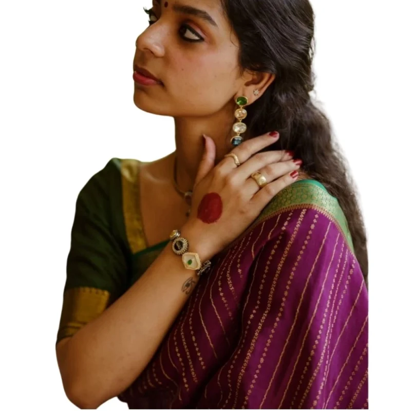 54466035553_b729ca2812_o_d-1000x1000-1.webp Generic Women's Silk Printed Saree With Unstitched Blouse 5.5Mtr (Wine)