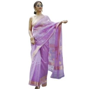 54466035738_6ed8086e27_o_d-1000x1000-1.webp Generic Women's Cotton Printed Saree With Unstitched Blouse 5.5Mtr (Lavender)