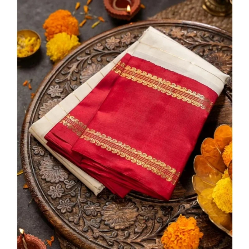 54466036453_d6576bc317_o_d-1000x1000-1.webp Generic Women's Silk Printed Saree With Unstitched Blouse 5.5Mtr (Off White)