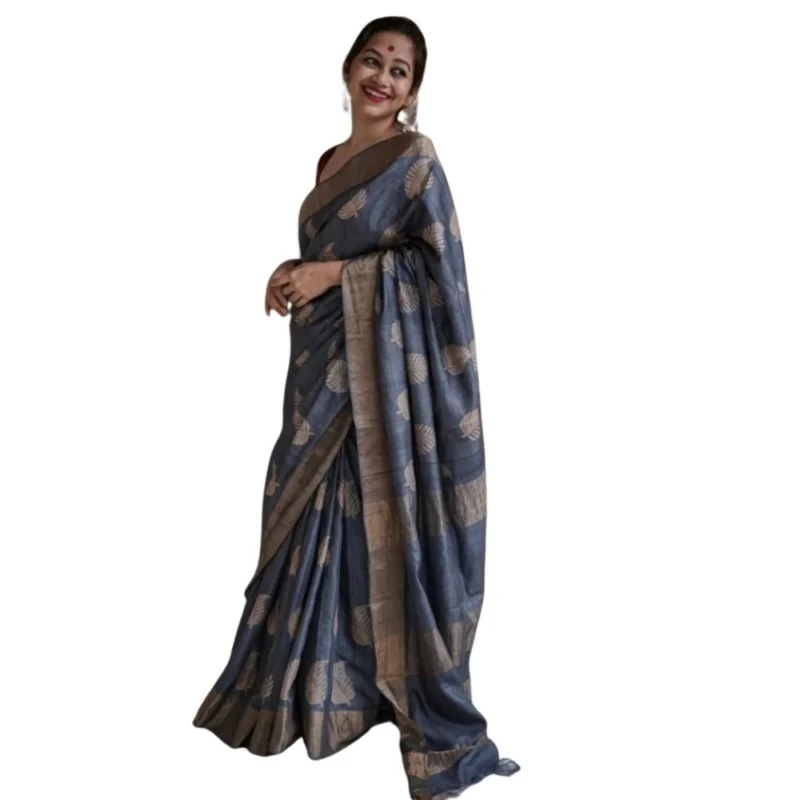 54466128590_f6839dfa44_o_d-1000x1000-1.webp Generic Women's Silk Printed Saree With Unstitched Blouse 5.5Mtr (Grey)