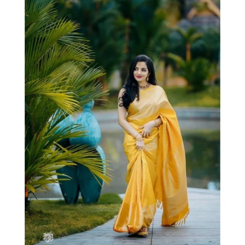 54471725822_9e51d5ee0a_o_d-1000x1000-1.webp Generic Women's Soft Lichi Silk Printed Saree With Unstitched Blouse 5.5Mtr (Yellow)