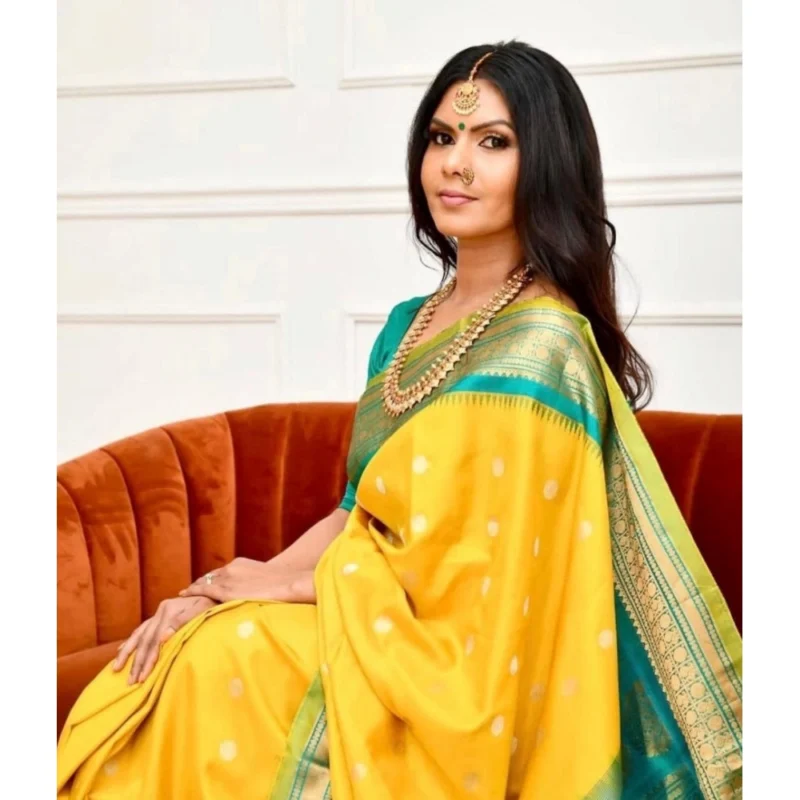 54471725862_5062d24a38_o_d-1000x1000-1.webp Generic Women's Soft Lichi Silk Printed Saree With Unstitched Blouse 5.5Mtr (Yellow)