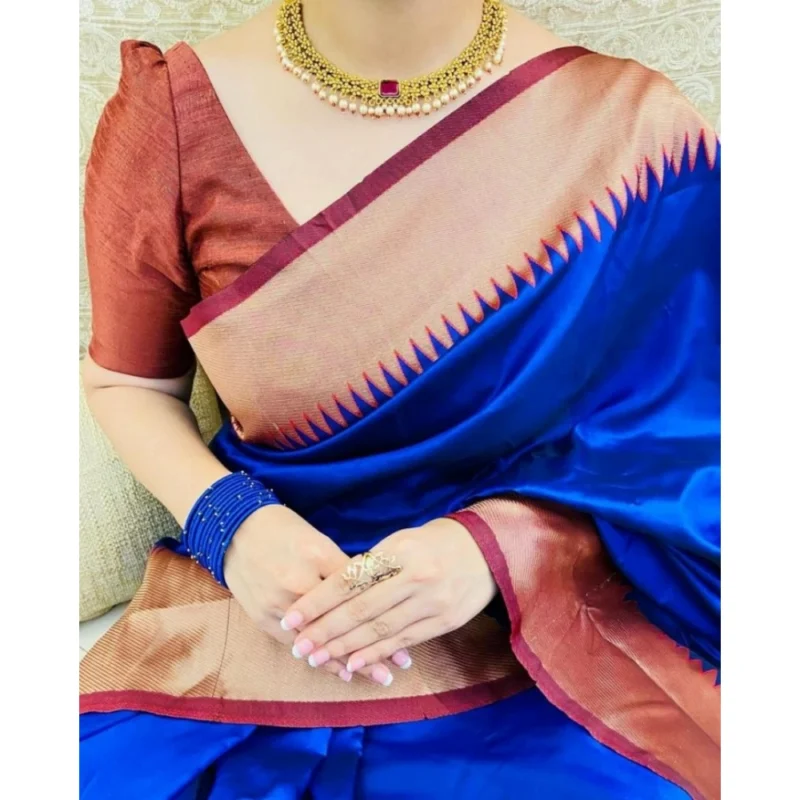 54472767589_289668a2b1_o_d-1000x1000-1.webp Generic Women's Soft Lichi Silk Solid Saree With Unstitched Blouse 5.5Mtr (Blue)