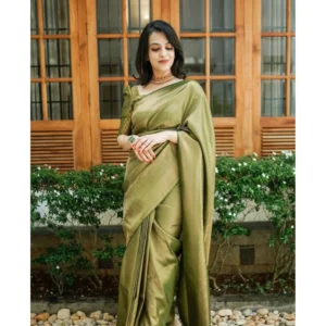 54472923715_b14acf8f27_o_d-1000x1000-1.webp Generic Women's Soft Lichi Silk Printed Saree With Unstitched Blouse 5.5Mtr (Green)