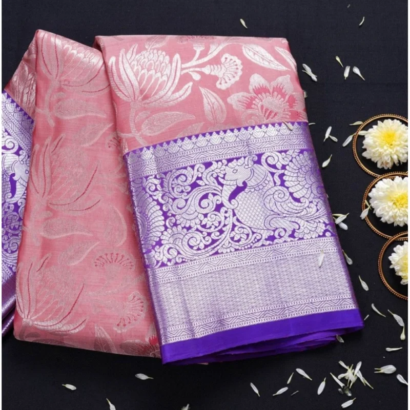 54472923765_6408d69042_o_d-1000x1000-1.webp Generic Women's Soft Lichi Silk Printed Saree With Unstitched Blouse 5.5Mtr (Purple)