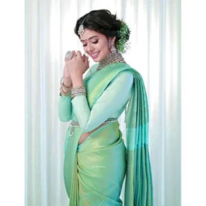54472924140_b0b7edbbfc_o_d-1000x1000-1.webp Generic Women's Soft Lichi Silk Printed Saree With Unstitched Blouse 5.5Mtr (Light Green)