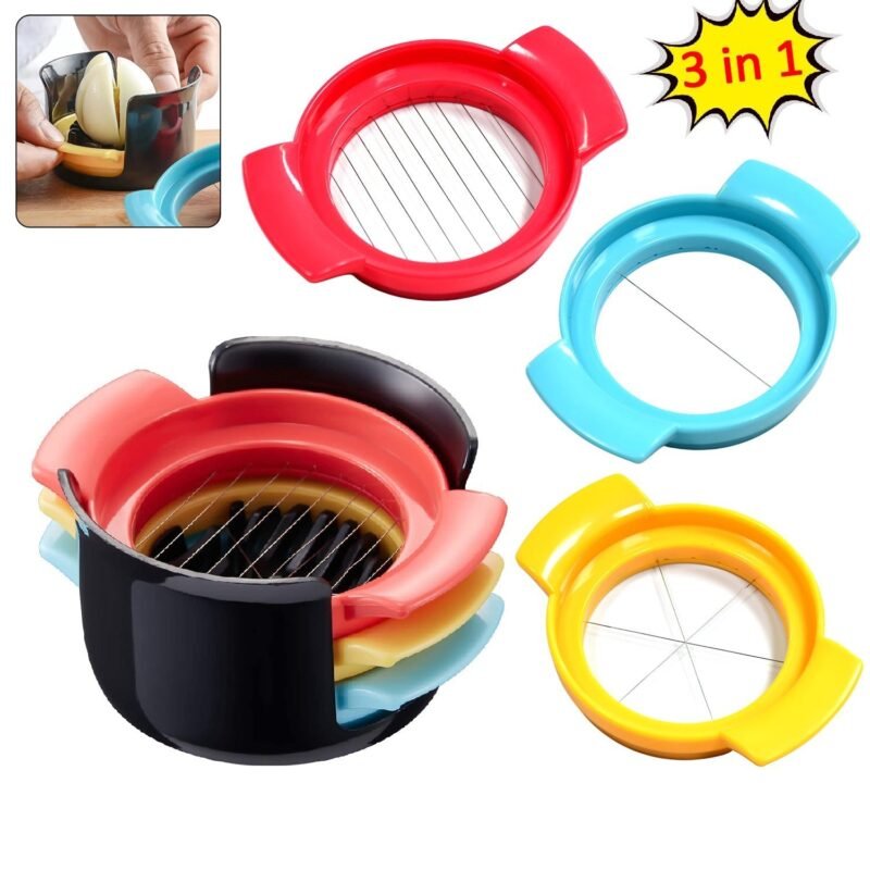 Egg Slicer � 3-in-1 Stainless Steel Food Cutter | ToolMate Pro