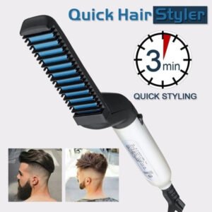 5cd3f77cdf86516a9dc5eb6e-large.jpg Men's Hair & Beard Straightener – Quick Styling Comb | BraveVault