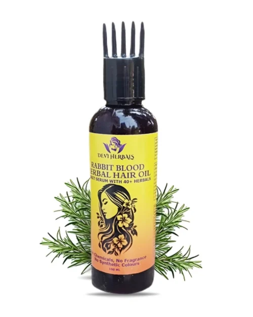 Generic Devi Herbels Rabbit Blood Herbal 100 ML Hair Oil - Men's And Women's Hair Growth Oil