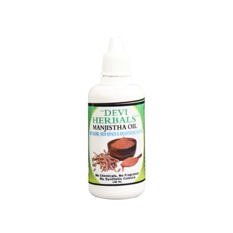 Generic Devi Herbal Manjistha 50 ML Oil - Natural, Anti-Aging And Breathable Hair Oil
