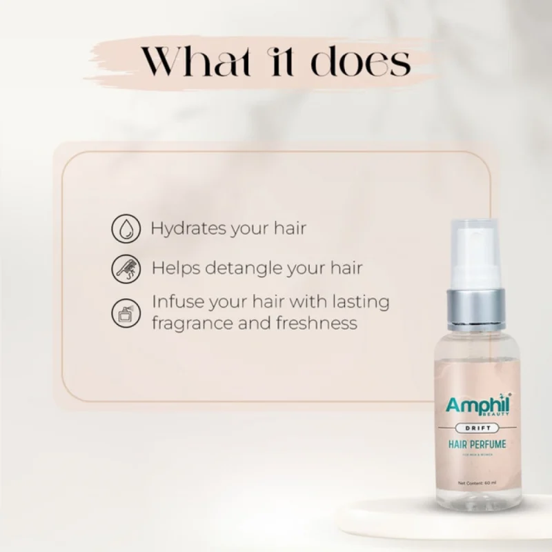 64146-2-1000x1000-1.webp Generic Amphil beauty Drift Unisex Hair perfume 60 ml | Alcohol Free | Water Based | Paraben Free