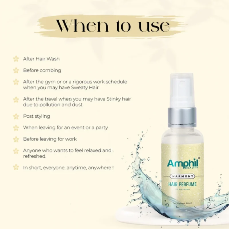 64150-4-1000x1000-1.webp Generic Amphil beauty Harmony Unisex Hair perfume 60 ml | Alcohol Free | Water Based | Paraben Free