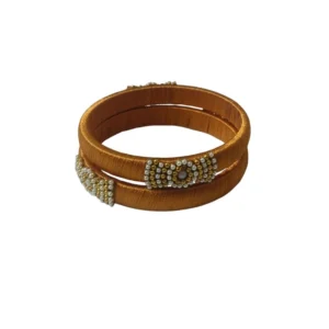 64603-1-1000x1000-1.webp Generic Women's Plastic Silk Thread Bangles (Light Brown, Size: 2.1)