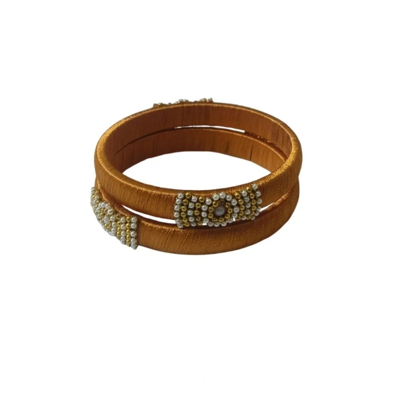 64603-1-1000x1000-1.webp Generic Women's Plastic Silk Thread Bangles (Light Brown, Size: 2.1)