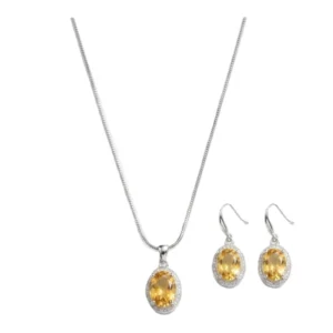 66281-1000x1000-1.webp Generic Women's Brass Silver Plated Pendant Set (Yellow)