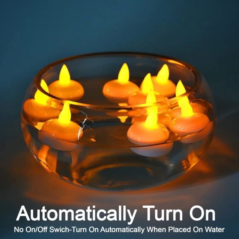 Flameless Floating Candles � Safe & Long-lasting Water Decor