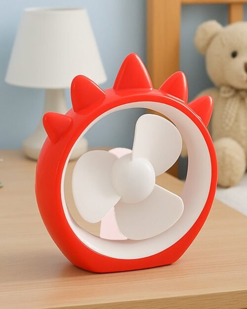Mini USB Rechargeable Desktop Fan � Compact & Quiet Cooling