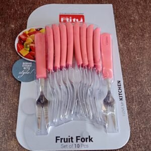 8767de26-e1b1-4b7c-9402-acddac09689d.jpg Stainless Steel Fruit Fork Set – 10 Durable Mini Forks with Soft Grip