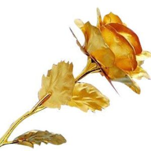 879_4.jpg Artificial Golden Rose – 24K Plated Everlasting Gift | Styleva