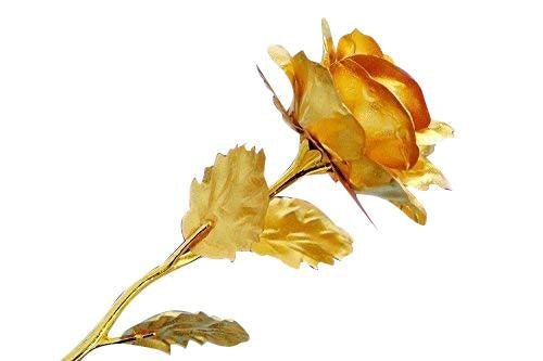 879_4.jpg Artificial Golden Rose – 24K Plated Everlasting Gift | Styleva