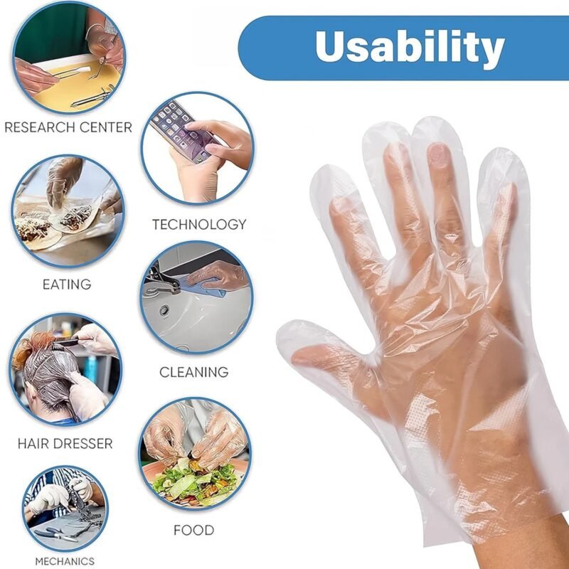 8_4258ca88-2a61-4e13-a475-deda0f1293a2.jpg Disposable Plastic Gloves � Hygienic & Comfortable for Household Use