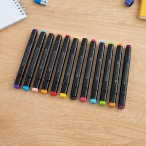 Acrylic Dual Tip Marker Set – Vibrant Watercolor Art Pens