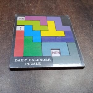 Wooden Daily Calendar Puzzle � Mind Challenge Game | Inventive Play