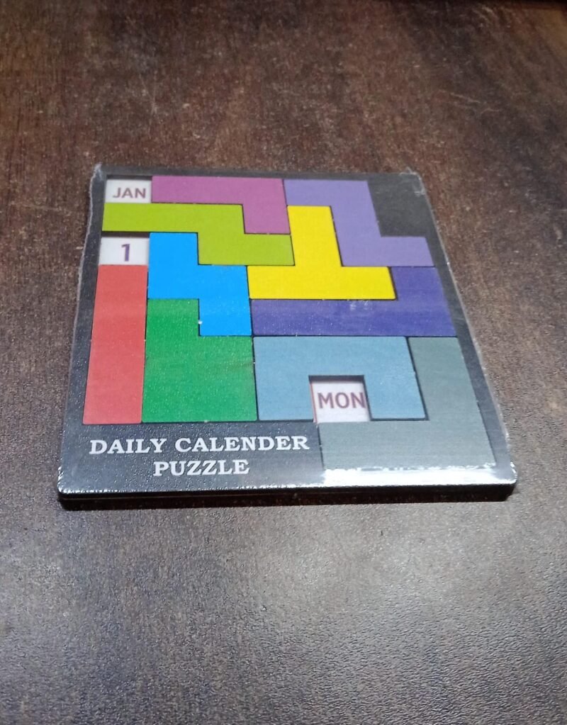 Wooden Daily Calendar Puzzle � Mind Challenge Game | Inventive Play